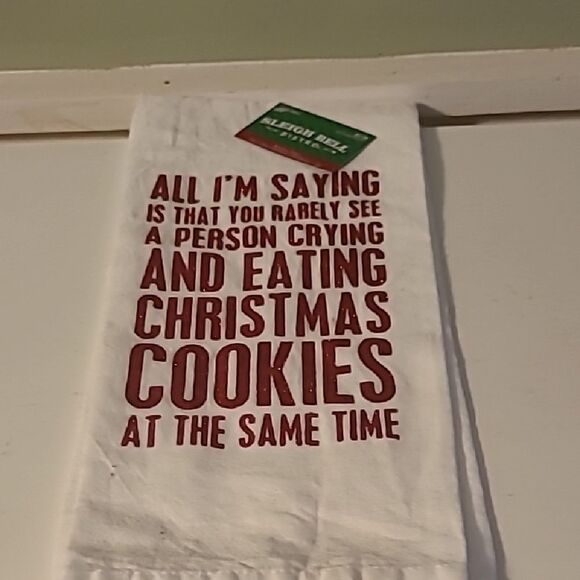 Sleigh Bell Bistro Towel - Picture 1 of 5